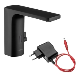 Смеситель для раковины Swedbe Europe 6000B-220 сенсорный с блоком питания 220В, черный - фото, отзывы, цена