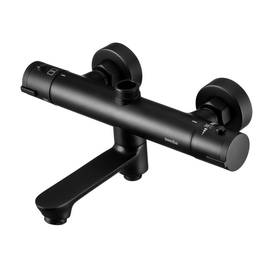 Смеситель для ванны Swedbe Hermes 9042B термостатический с поворотным изливом, черный - фото, отзывы, цена