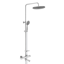 Душевая система Swedbe Hermes 9090G1GH с термостатическим смесителем для ванны, хром/белый - фото, отзывы, цена