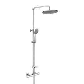 Душевая система Swedbe Hermes 9091G1 с термостатическим смесителем для душа, хром/серый - фото, отзывы, цена