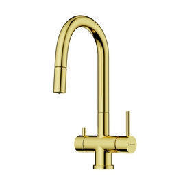 Смеситель для кухни Omoikiri Akita-S-LG, светлое золото - фото, отзывы, цена