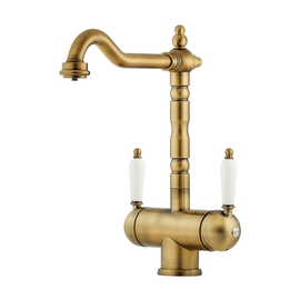 Смеситель для кухни Omoikiri Amagasaki-AB, античная латунь - фото, отзывы, цена