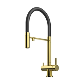 Смеситель для кухни Omoikiri Kanto LG, светлое золото - фото, отзывы, цена