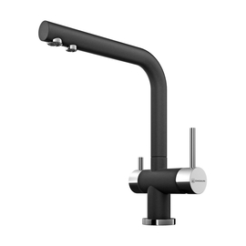 Смеситель для кухни Omoikiri Nagano-BL, черный - фото, отзывы, цена
