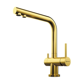 Смеситель для кухни Omoikiri Nagano-LG, светлое золото - фото, отзывы, цена