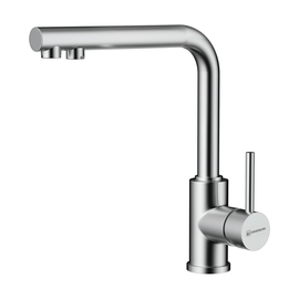 Смеситель для кухни Omoikiri Nakagawa 2 Plus-BN, нержавеющая сталь - фото, отзывы, цена