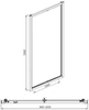 Душевая дверь Aquanet Alfa NAA6422 100, прозрачное стекло - фото, отзывы, цена