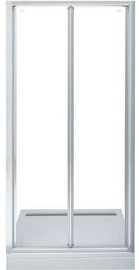 Душевая дверь Aquanet Alfa NAA6422 80, прозрачное стекло - фото, отзывы, цена