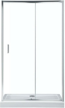 Душевая дверь Aquanet SD-1000A 100, прозрачное стекло - фото, отзывы, цена