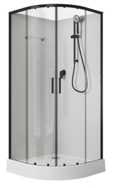 Душевая кабина Aquanet Passion EVO 100R Black 100x100 - фото, отзывы, цена
