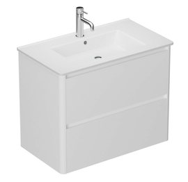 Тумба подвесная Allen Brau Gravity 80 1.370009.WM с раковиной Paris 80, белая матовая - фото, отзывы, цена