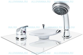 Смеситель врезной 1Marka Niagara на 3 отверстия - фото, отзывы, цена