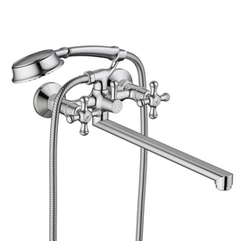 Смеситель Damixa Retro для ванны/душа с длинным изливом, душ.гарнитуром, 239500000 - фото, отзывы, цена