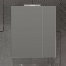 Зеркальный шкаф Opadiris Арабеско 70, без подсветки, белый глянец, 00-00005577 - фото, отзывы, цена