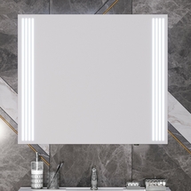 Зеркало Opadiris Оникс 100, белый глянец, Z0000004912 - фото, отзывы, цена