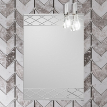 Зеркало Opadiris Порто, белый глянец, Z0000013813 - фото, отзывы, цена