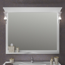 Зеркало Opadiris Риспекто 120, белый матовый, Z0000012656 - фото, отзывы, цена