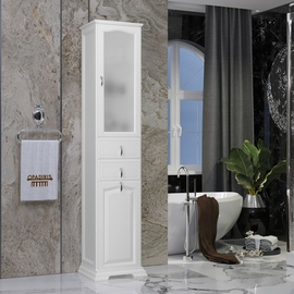 Пенал Opadiris Риспекто 40, левый, белый матовый, 00-00005838 - фото, отзывы, цена