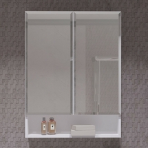 Зеркальный шкаф Opadiris Фреш 61, белый глянец, 00-00002128 - фото, отзывы, цена