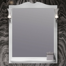 Зеркало Opadiris Брунелла 80, белый матовый, 00-00003655 - фото, отзывы, цена