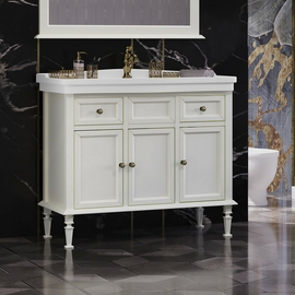 Тумба Opadiris Кантара 105 с раковиной Модерн 105, слоновая кость - фото, отзывы, цена