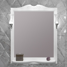 Зеркало Opadiris Тибет 85, белый, 00-00003099 - фото, отзывы, цена
