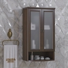 Шкаф Oparidis Клио подвесной 2-створчатый, с матовым стеклом, орех антикварный, Z0000003404 - фото, отзывы, цена