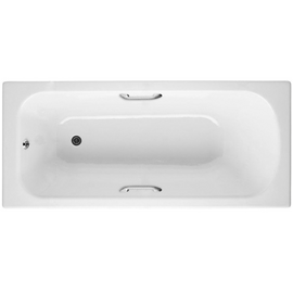 Ванна чугунная Jacob Delafon Catherine 170x75 с антискольжением и отверстиями для ручек - фото, отзывы, цена