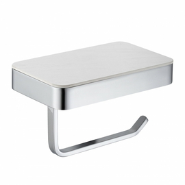 Бумагодержатель с полкой для телефона Abber Westen AA1730 хром - фото, отзывы, цена