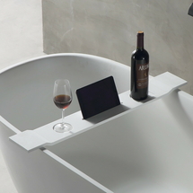 Полка для ванны Abber Stein AS1601 белая матовая - фото, отзывы, цена