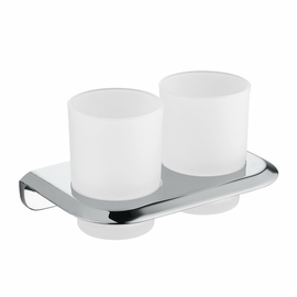 Стакан двойной для зубных щеток Abber Nord AA1557 хром - фото, отзывы, цена