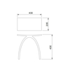 Стульчик для ванной Abber Stein AS1639 белый матовый - фото, отзывы, цена