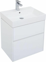 Тумба Aquanet Бруклин 60 белый с раковиной Sanovit Slim Synergy 60 - фото, отзывы, цена