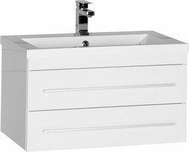 Тумба Aquanet Нота 75 белый с раковиной Aquanet Нота 75 - фото, отзывы, цена