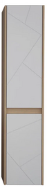 Пенал ASB-Mebel Диана 35 White подвесной, белый/дуб янтарный - фото, отзывы, цена