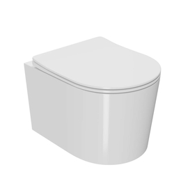 Унитаз подвесной Point Веста PN41701 безободковый, сиденье микролифт - фото, отзывы, цена