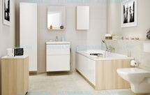 Комплект мебели Cersanit SMART 50 ясень, белый для COMO - фото, отзывы, цена