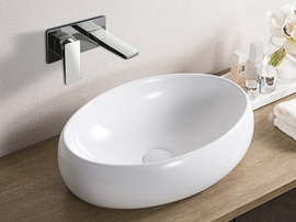 Раковина накладная BelBagno BB1085, 480x340x150мм, овальная - фото, отзывы, цена