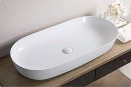 Раковина накладная BelBagno BB1349, 810х410х135мм, овальная - фото, отзывы, цена