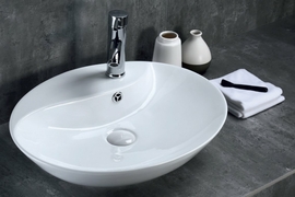 Раковина накладная BelBagno BB1370, 550х450х130мм, овальная - фото, отзывы, цена