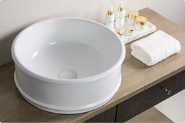Раковина накладная BelBagno BB1383, 450х450х170мм, круглая - фото, отзывы, цена