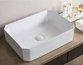 Раковина накладная BelBagno BB1386, 490х380х120мм, прямоугольная - фото, отзывы, цена