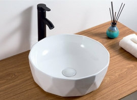 Раковина накладная BelBagno BB1409, 410х410х135мм, круглая - фото, отзывы, цена