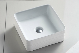 Раковина накладная BelBagno BB1421, 395х395х150мм, квадратная - фото, отзывы, цена