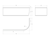Фронтальная панель для акриловой ванны Cezares METAURO CORNER-180-SCR-R-W37 - фото, отзывы, цена