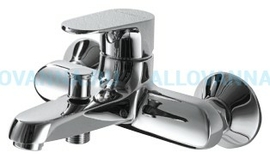 Смеситель для ванны Bravat Alfa F6120178CP-01 с коротким изливом - фото, отзывы, цена
