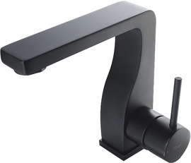 Смеситель для раковины Bravat Arc F16061K-2-ENG, черный - фото, отзывы, цена