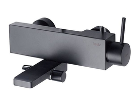 Смеситель для ванны и душа Bravat Arc F66061K-01A-ENG, черный - фото, отзывы, цена