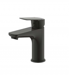 Смеситель для умывальника Bravat Rhein, черный матовый, F1429564BW-9-ENG - фото, отзывы, цена