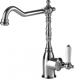 Смеситель для кухни Bravat с высоким поворотным изливом Art, F775109C-1 - фото, отзывы, цена